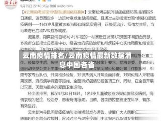 云南疫情排名/云南疫情最新数据消息中国各省