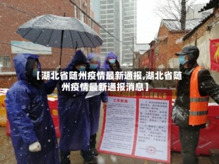 【湖北省随州疫情最新通报,湖北省随州疫情最新通报消息】