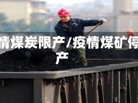 疫情煤炭限产/疫情煤矿停产