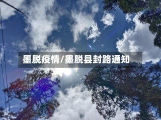 墨脱疫情/墨脱县封路通知