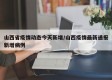 山西省疫情动态今天新增/山西疫情最新通报新增病例