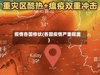 疫情各国惨状(各国疫情严重程度)