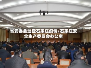省安委会巡查石家庄疫情/石家庄安全生产委员会办公室