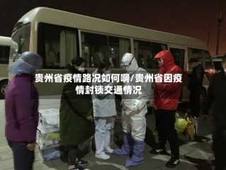 贵州省疫情路况如何啊/贵州省因疫情封锁交通情况