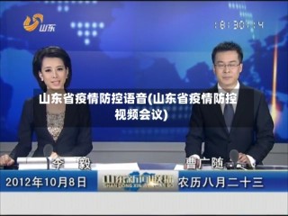 山东省疫情防控语音(山东省疫情防控视频会议)