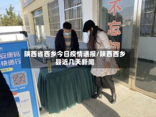 陕西省西乡今日疫情通报/陕西西乡县近几天新闻