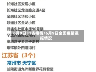 6月9日31省疫情/6月9日全国疫情通报情况
