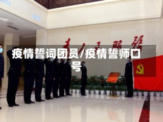 疫情誓词团员/疫情誓师口号