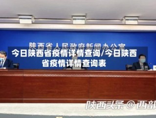 今日陕西省疫情详情查询/今日陕西省疫情详情查询表