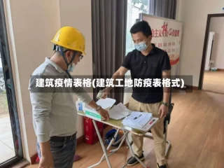 建筑疫情表格(建筑工地防疫表格式)
