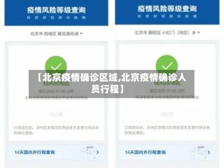 【北京疫情确诊区域,北京疫情确诊人员行程】