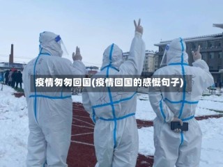 疫情匆匆回国(疫情回国的感慨句子)