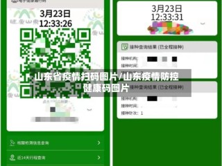 山东省疫情扫码图片/山东疫情防控健康码图片