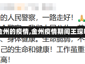 【金州的疫情,金州疫情期间王琛明】