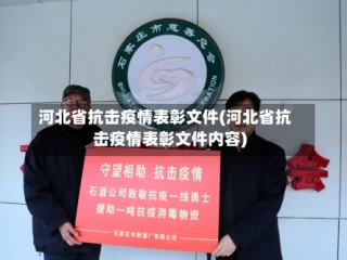 河北省抗击疫情表彰文件(河北省抗击疫情表彰文件内容)