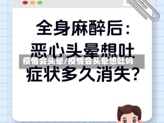 疫情会头晕/疫情会头晕想吐吗