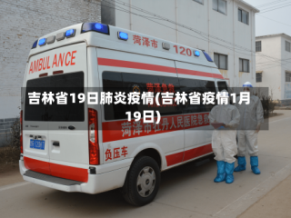吉林省19日肺炎疫情(吉林省疫情1月19日)