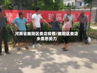河南省睢阳区娄店疫情/睢阳区娄店乡黑恶势力