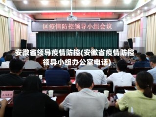 安徽省领导疫情防控(安徽省疫情防控领导小组办公室电话)