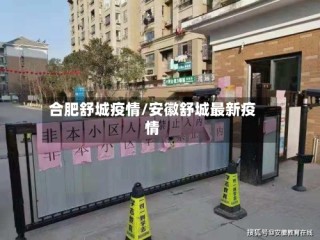 合肥舒城疫情/安徽舒城最新疫情