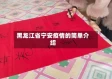 黑龙江省宁安疫情的简单介绍