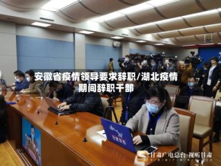 安徽省疫情领导要求辞职/湖北疫情期间辞职干部