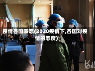 疫情各国表态(2020疫情下,各国对疫情的态度)