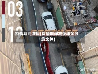 疫情期间减租(疫情期间减免租金政策文件)
