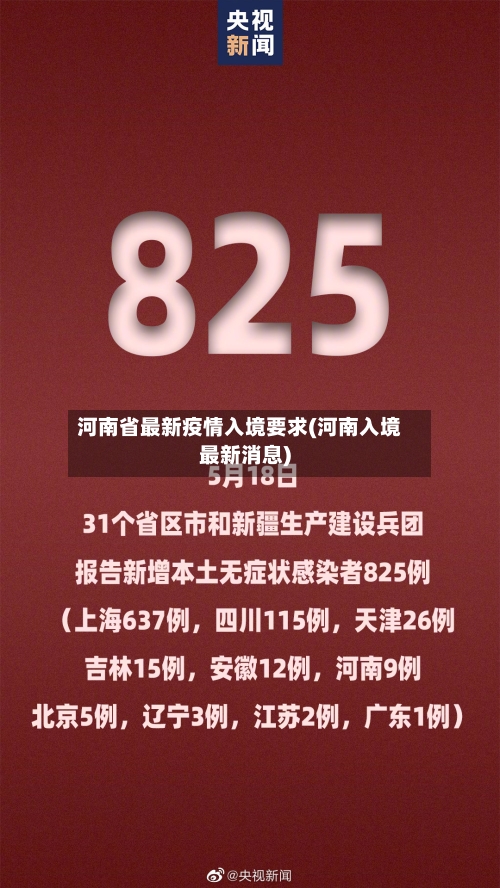 河南省最新疫情入境要求(河南入境最新消息)-第2张图片
