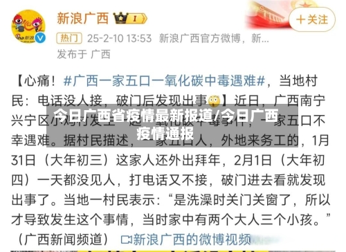 今日广西省疫情最新报道/今日广西疫情通报-第2张图片