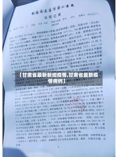 【甘肃省最新新闻疫情,甘肃省最新疫情病例】-第1张图片