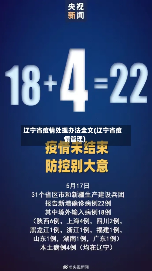 辽宁省疫情处理办法全文(辽宁省疫情管理)-第1张图片
