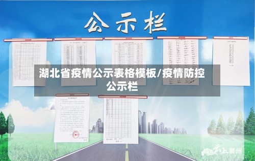 湖北省疫情公示表格模板/疫情防控公示栏-第1张图片