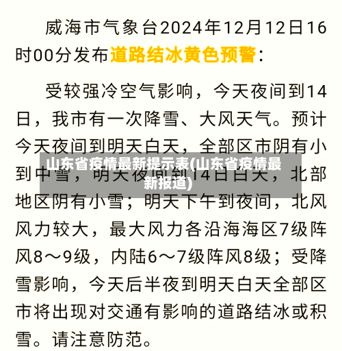 山东省疫情最新提示表(山东省疫情最新报道)-第1张图片