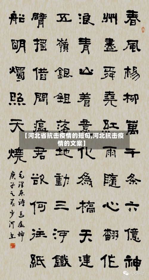 【河北省抗击疫情的短句,河北抗击疫情的文案】-第1张图片