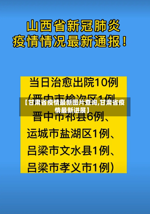 【甘肃省疫情最新图片查询,甘肃省疫情最新进展】-第3张图片