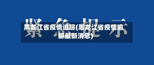 黑龙江省疫情追踪(黑龙江省疫情追踪最新消息)-第1张图片