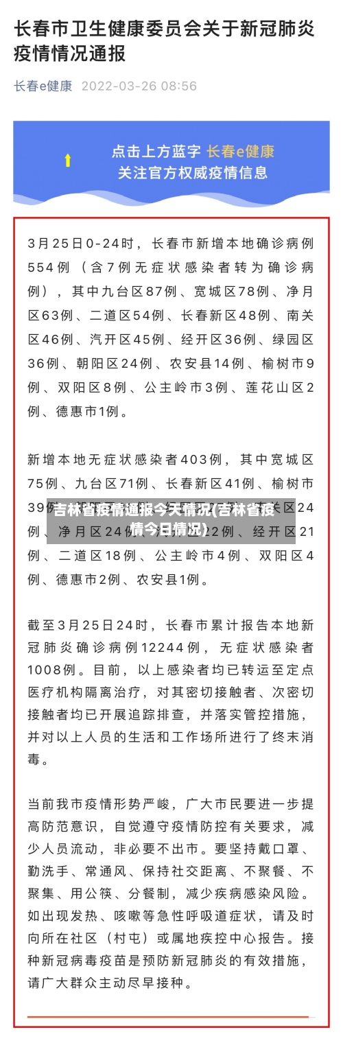 吉林省疫情通报今天情况(吉林省疫情今日情况)-第2张图片