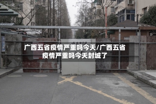 广西五省疫情严重吗今天/广西五省疫情严重吗今天封城了-第3张图片