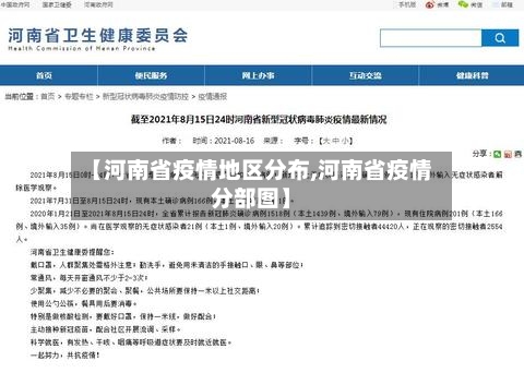 【河南省疫情地区分布,河南省疫情分部图】-第1张图片