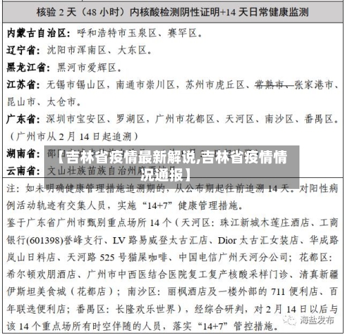 【吉林省疫情最新解说,吉林省疫情情况通报】-第3张图片