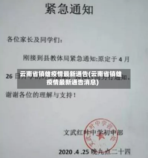 云南省镇雄疫情最新通告(云南省镇雄疫情最新通告消息)-第2张图片