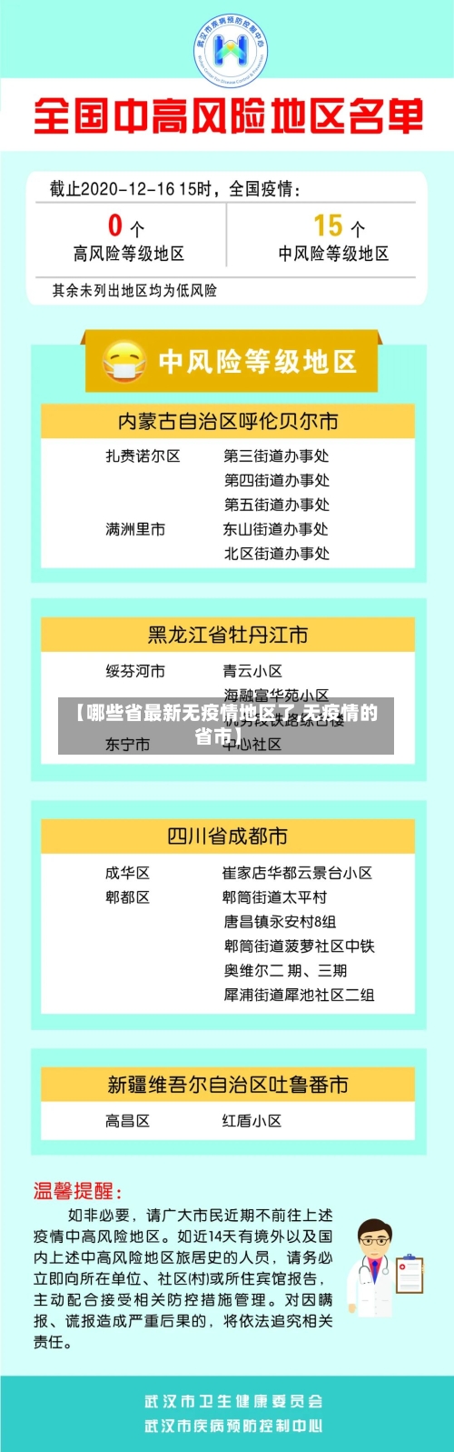 【哪些省最新无疫情地区了,无疫情的省市】-第2张图片