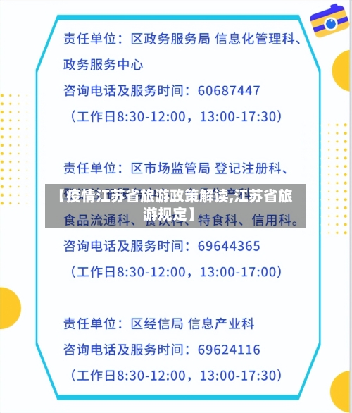 【疫情江苏省旅游政策解读,江苏省旅游规定】-第3张图片