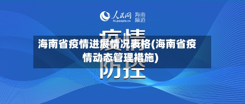 海南省疫情进展情况表格(海南省疫情动态管理措施)-第3张图片