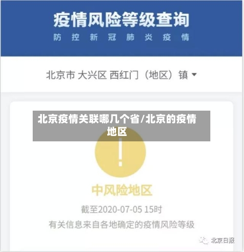 北京疫情关联哪几个省/北京的疫情地区-第2张图片