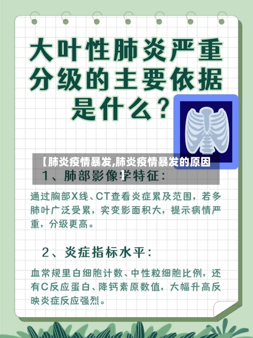 【肺炎疫情暴发,肺炎疫情暴发的原因】-第1张图片