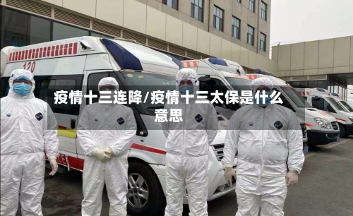 疫情十三连降/疫情十三太保是什么意思-第3张图片