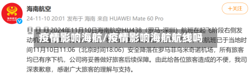 疫情影响海航/疫情影响海航航线吗-第2张图片