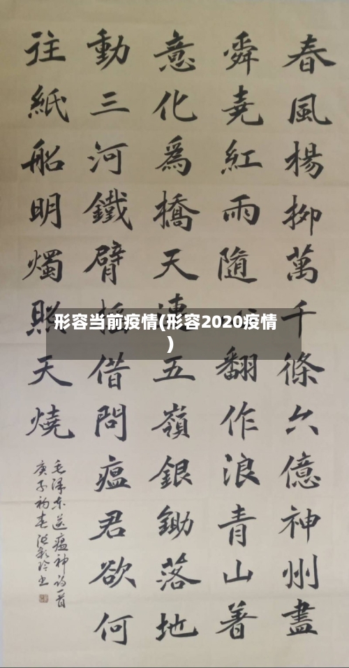 形容当前疫情(形容2020疫情)-第2张图片